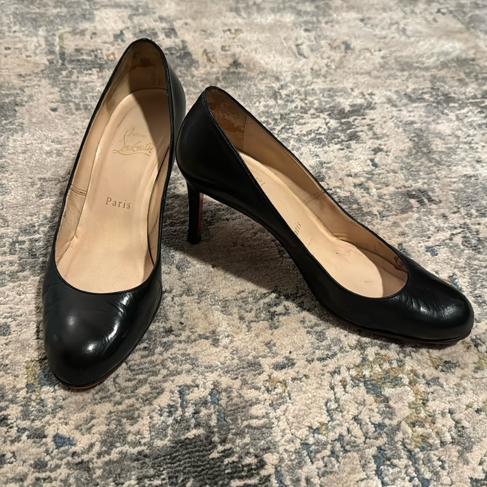 Christian Louboutin classic black heels size 37.5